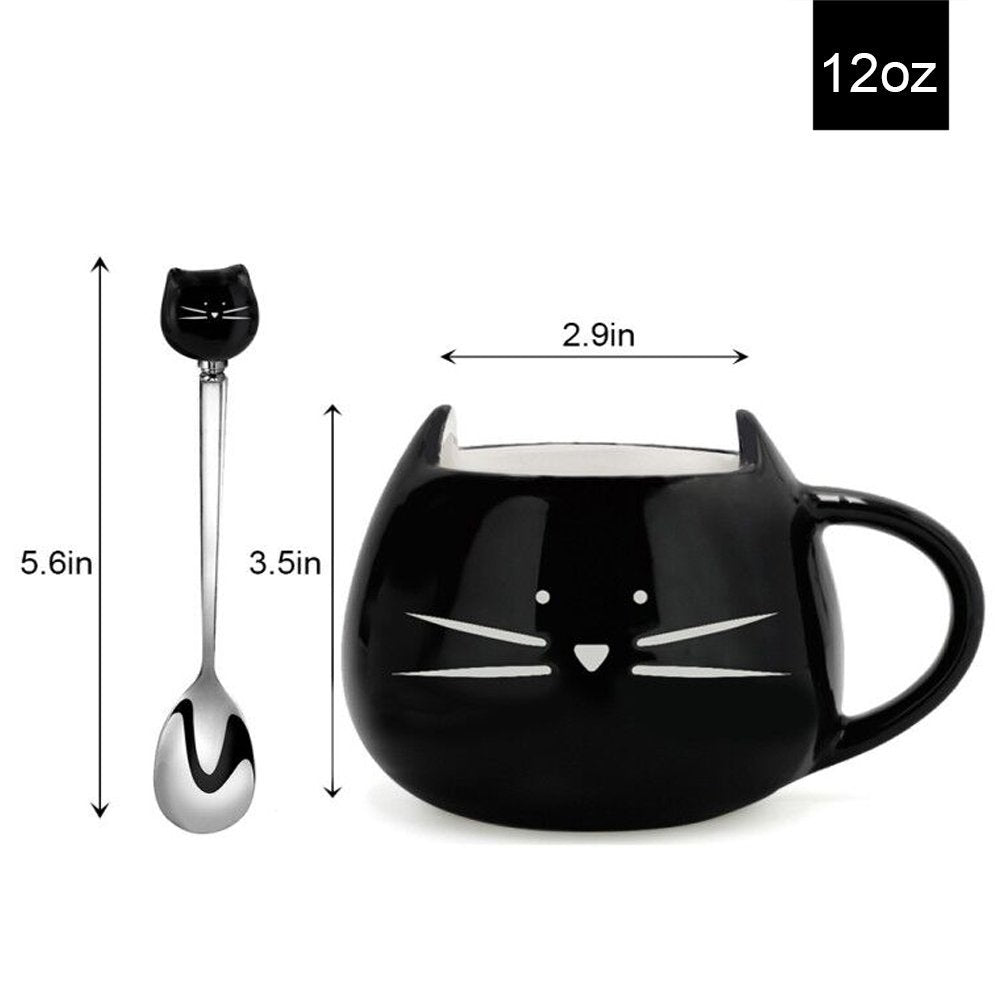 Boxing Cat Cute Coffee Mug 12 OZ - Pet Clever